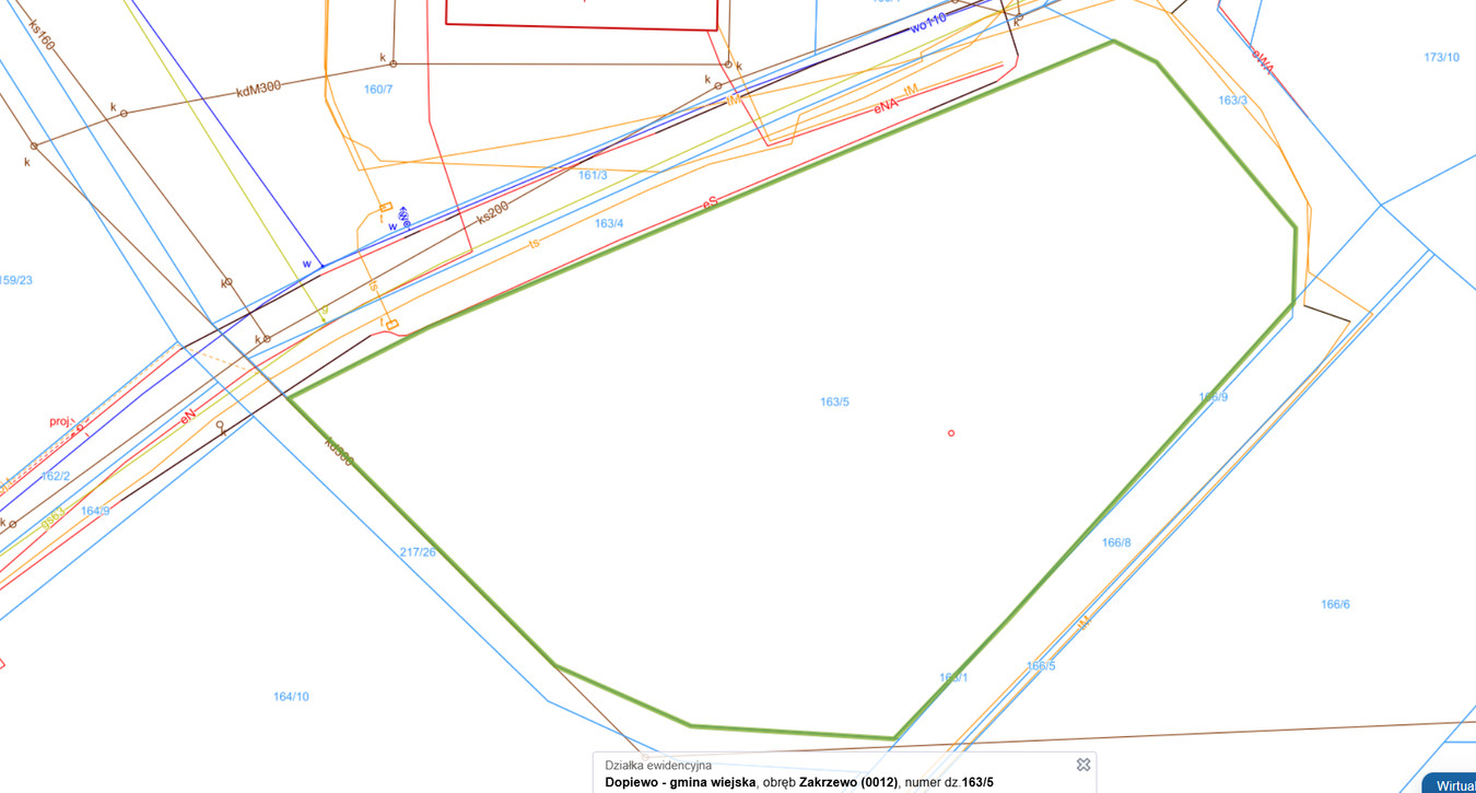 Działka inwestycyjna 3 925 m² – Zakrzewo, ul. Olszynowa, MPZP - Widok 3
