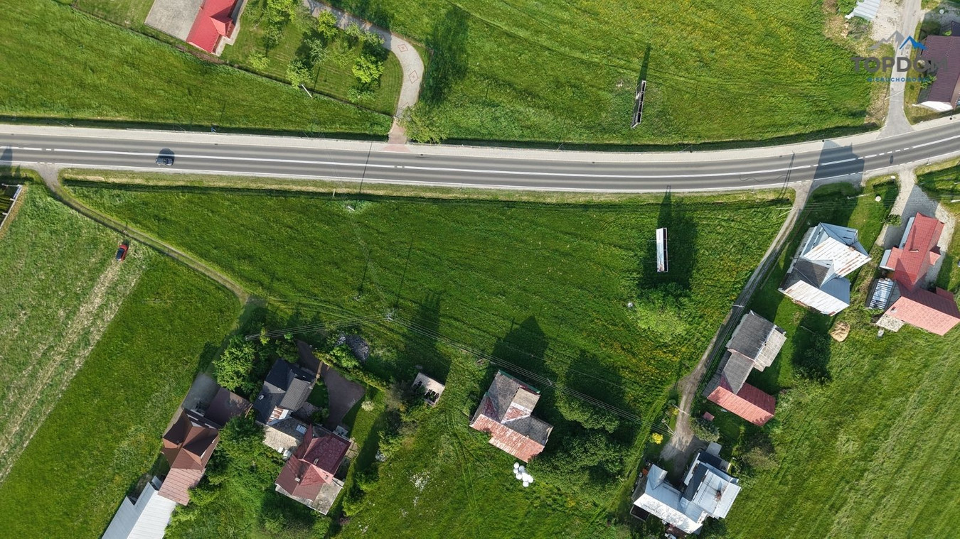 Działka w Groniu bezpośrednio przy drodze głównej Nowy Targ - Białka Tatrzańska - Widok 4
