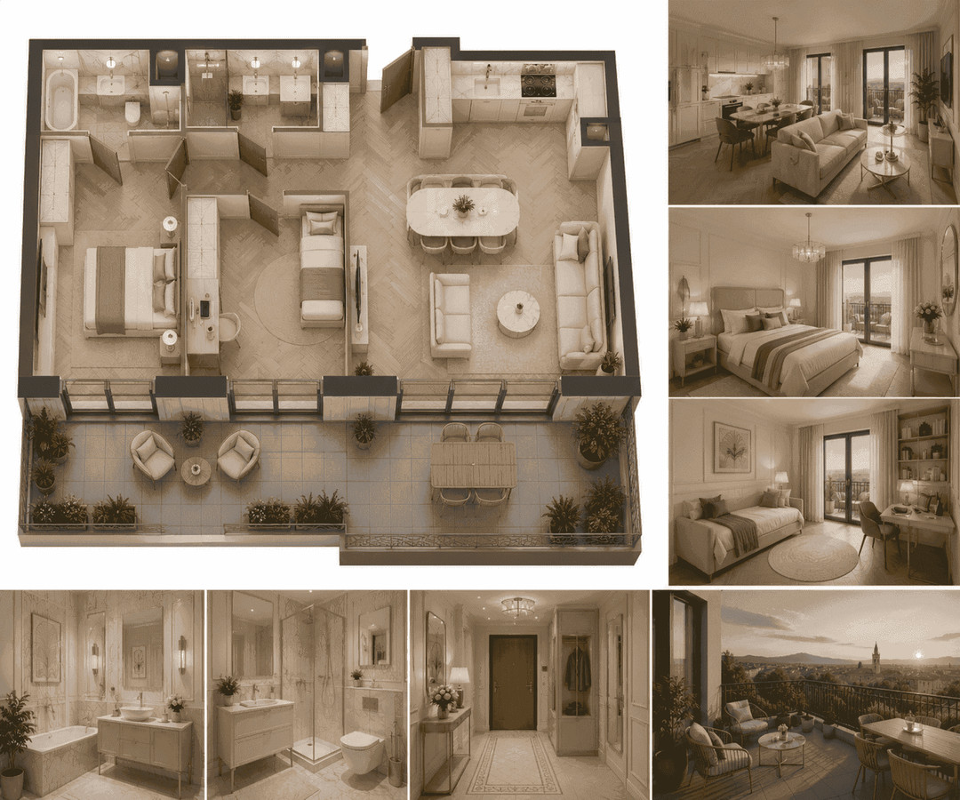 Apartment in Bielsko-Biała, Osiedle Michałowicza, Śródmieście Bielsko - View 2