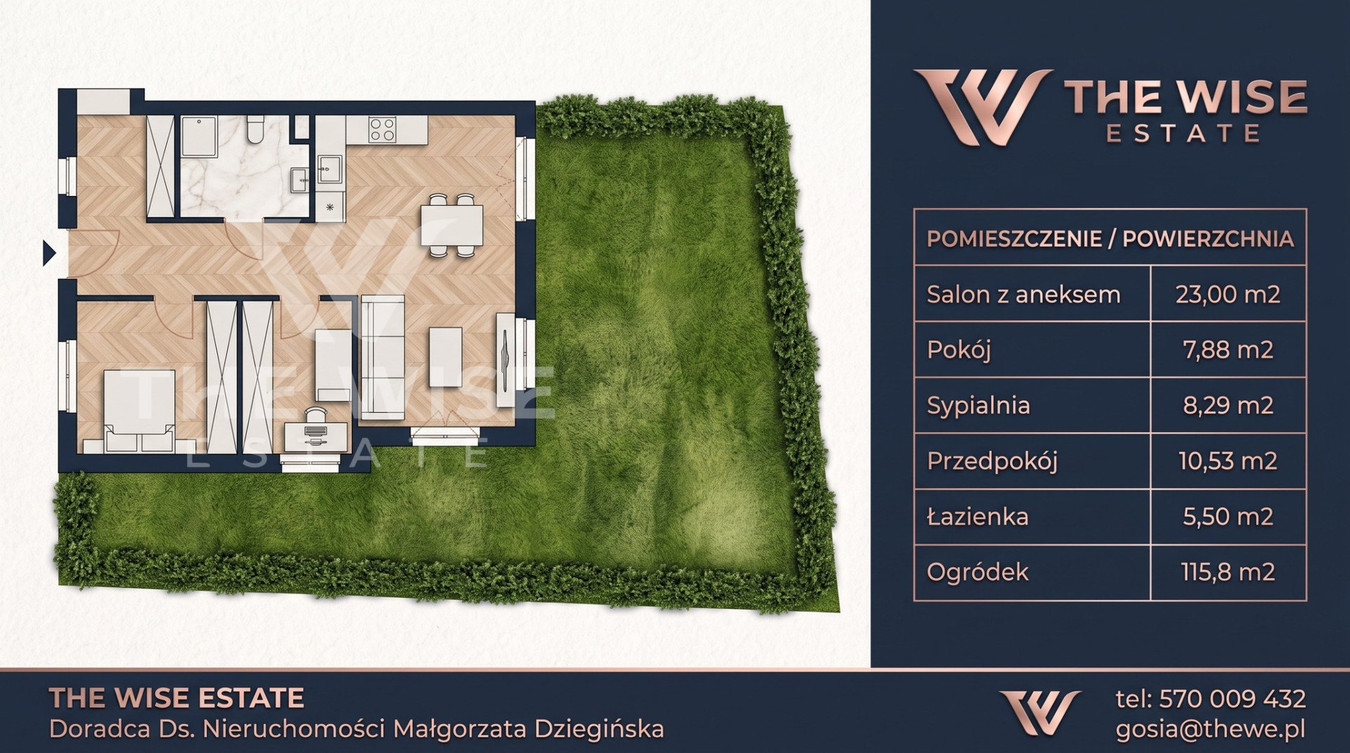 Mieszkanie – Szczecin, Warszewo - Widok 5