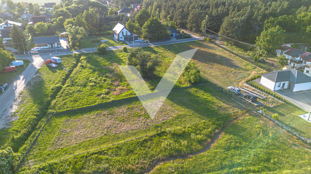 Działka budowlana 1000 m² | MPZP | Media w drodze - Widok 2