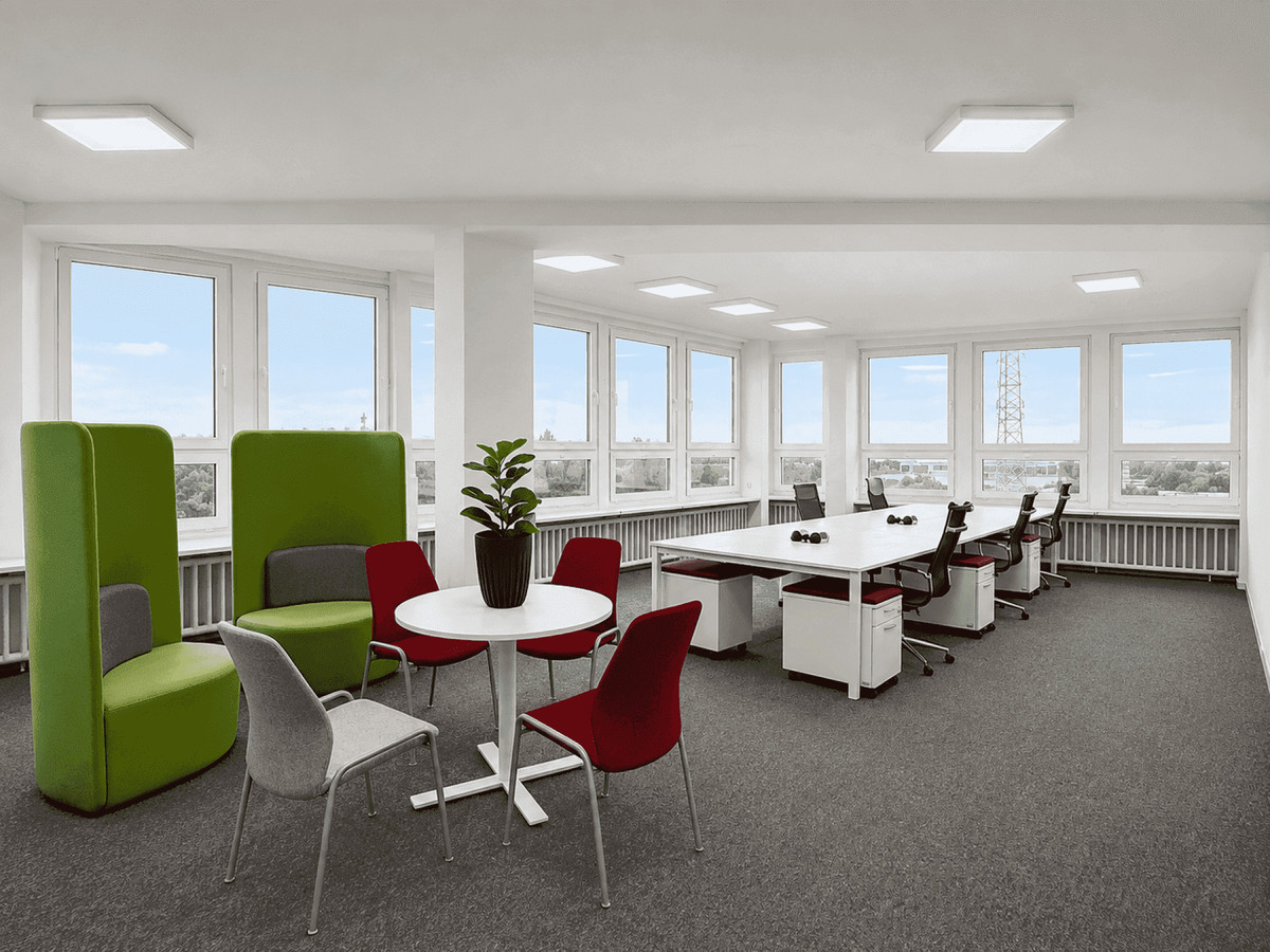Panoramiczne biuro na wynajem Łódź Teofilów | 241 m² | TEOPARK OFFICE | Recepcja - Widok 3