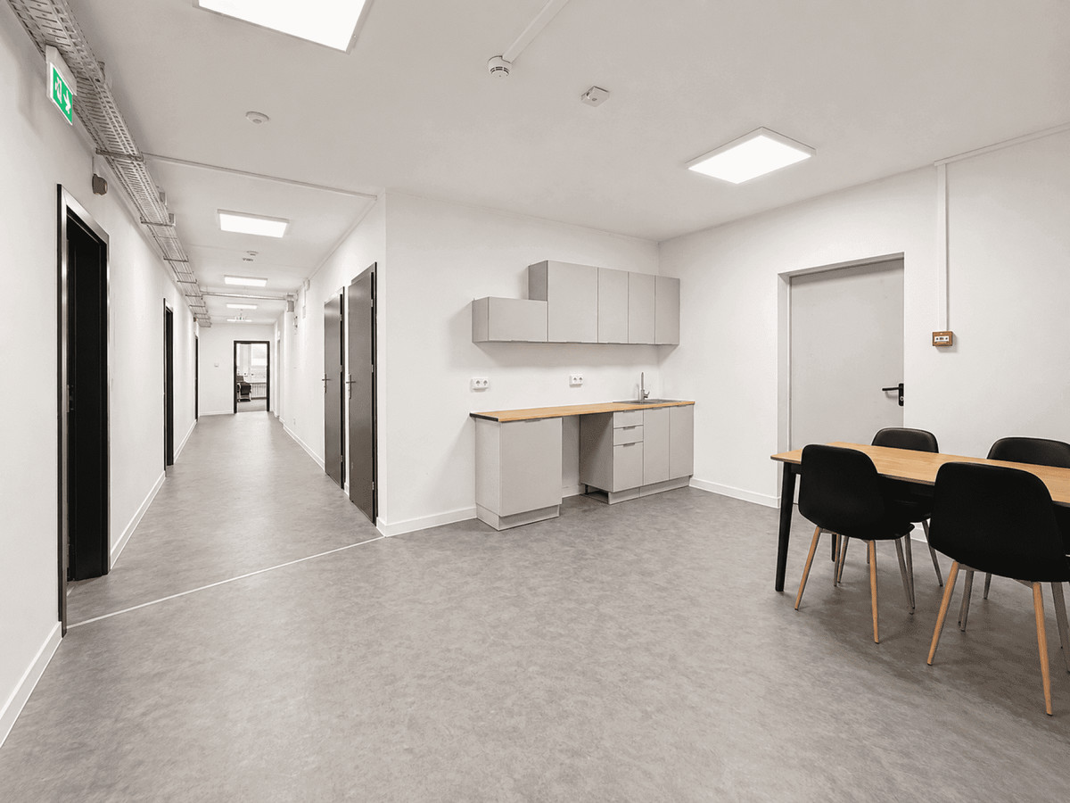 Panoramiczne biuro na wynajem Łódź Teofilów | 241 m² | TEOPARK OFFICE | Recepcja - Widok 4