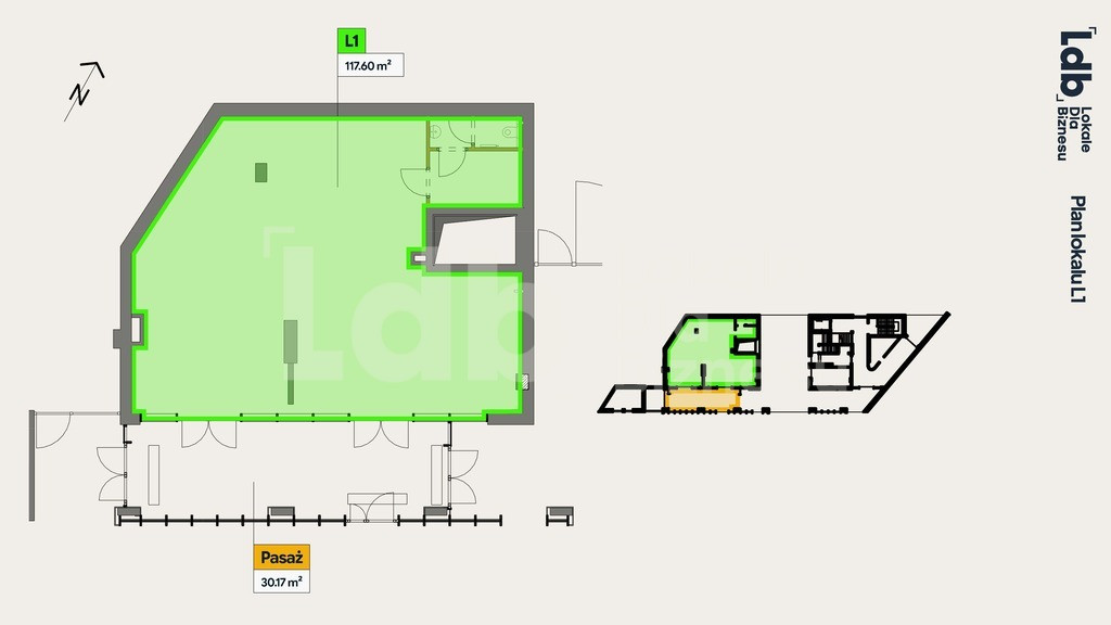 Lokal usługowy na wynajem, Wola, 118 m² z pasażem - Widok 4