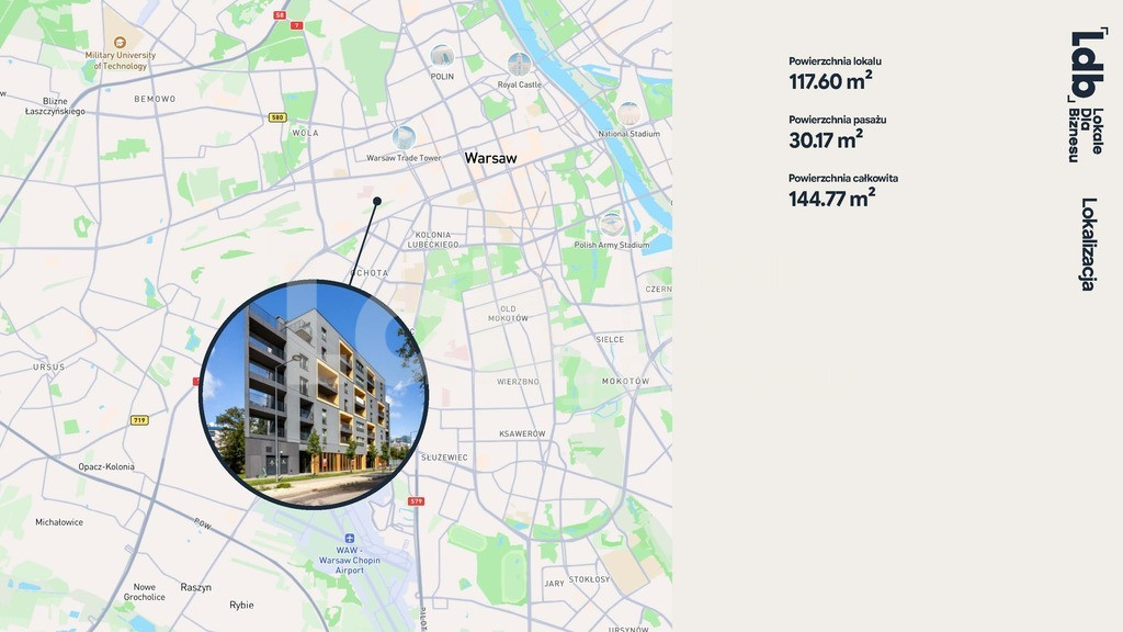 Lokal usługowy na wynajem, Wola, 118 m² z pasażem - Widok 2