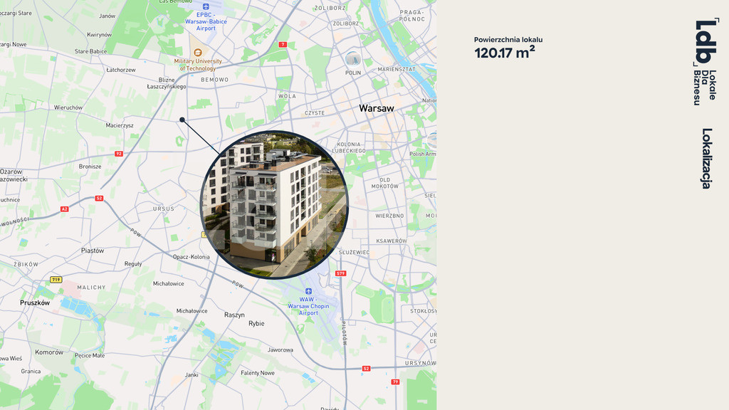 Lokal użytkowy Bemowo metro Chrzanów, 121 m² - Widok 2