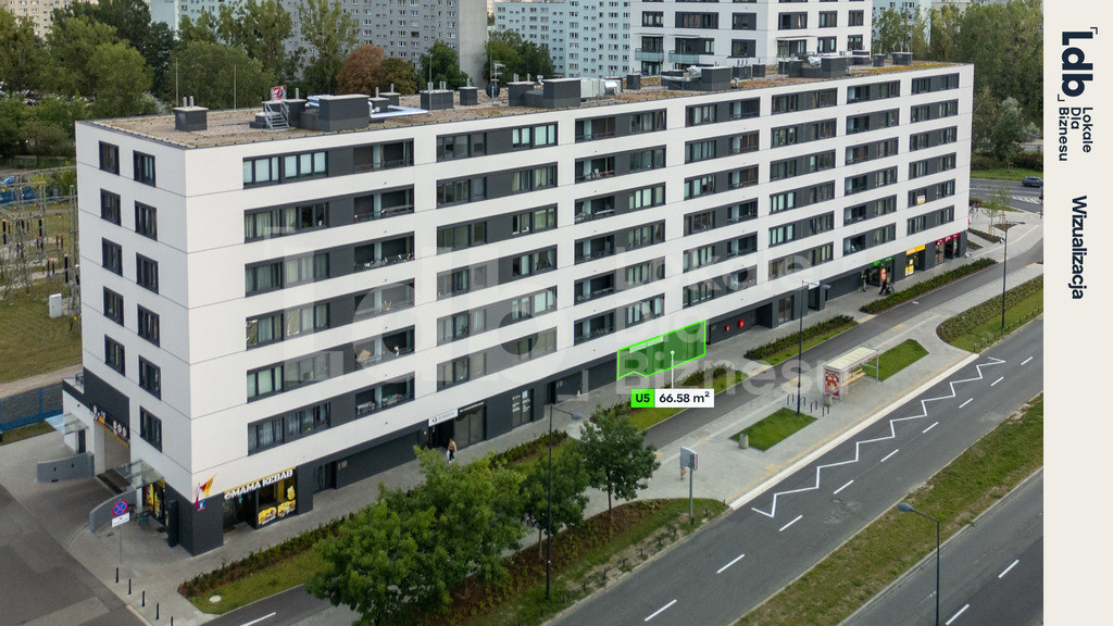 Lokal usługowy na wynajem, Ursynów, 67 m², SGGW - Widok 3