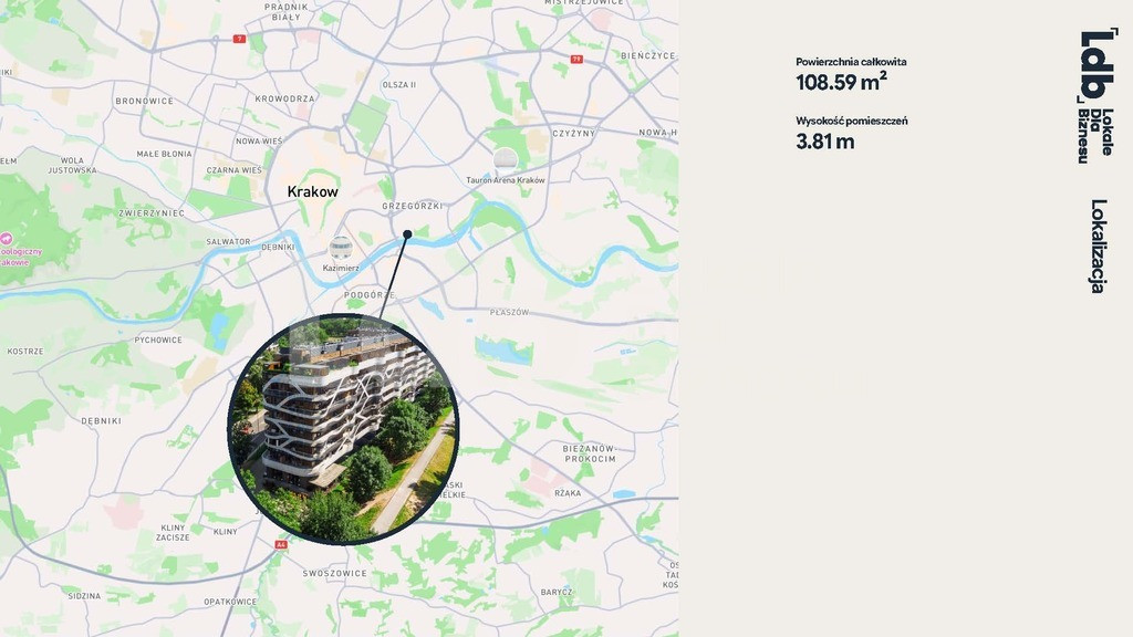 Lokal usługowy 109 m² na wynajem, Grzegórzki - Widok 2