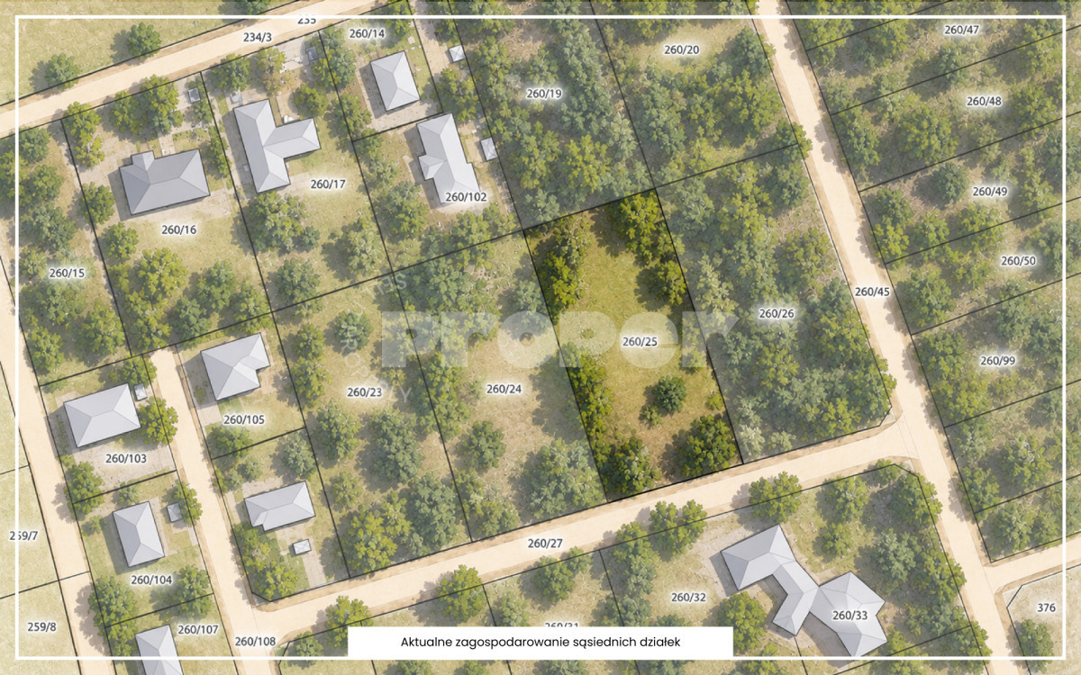 Działka 3020 m² | Łoś | MPZP MN1 - Widok 2