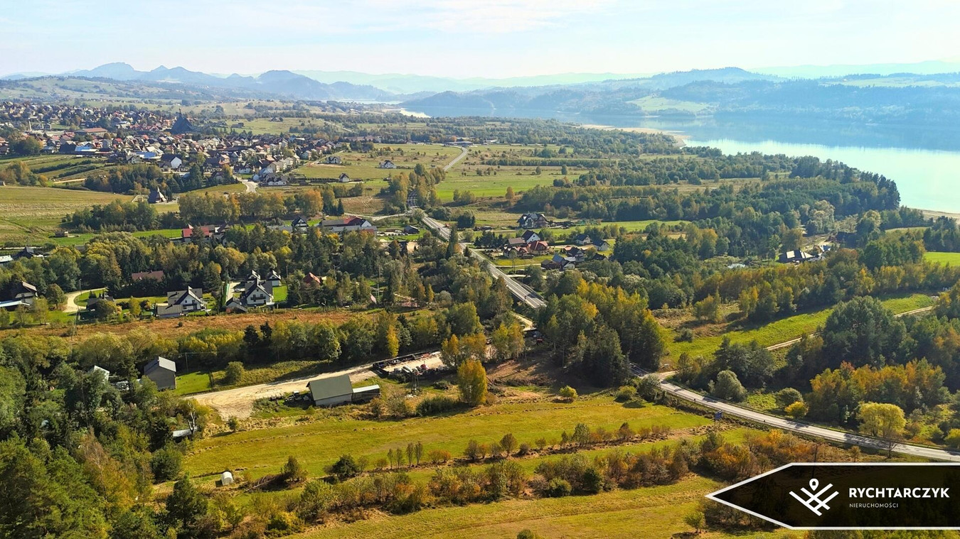 DZIAŁKA Z WIDOKIEM NA TATRY, GORCE I JEZIORO CZORSZTYŃSKIE, MANIOWY - Więcej