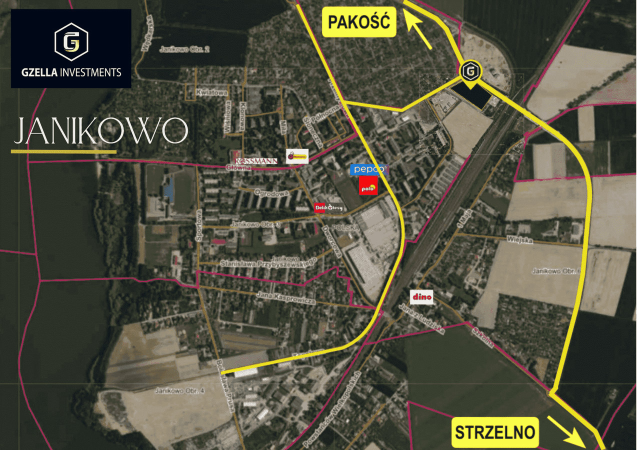 Janikowo | Teren inwestycyjny 11 436 m² | P/U - Widok 4