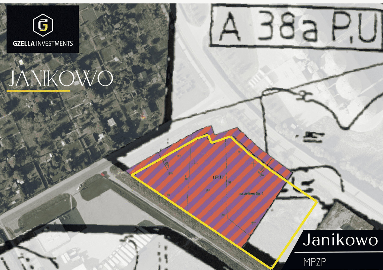 Janikowo | Teren inwestycyjny 11 436 m² | P/U - Widok 3