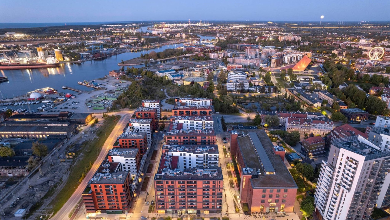 39 m2 Gdańsk Śródmieście - 2 pokoje - 1/6 piętro - ekspozycja południowa