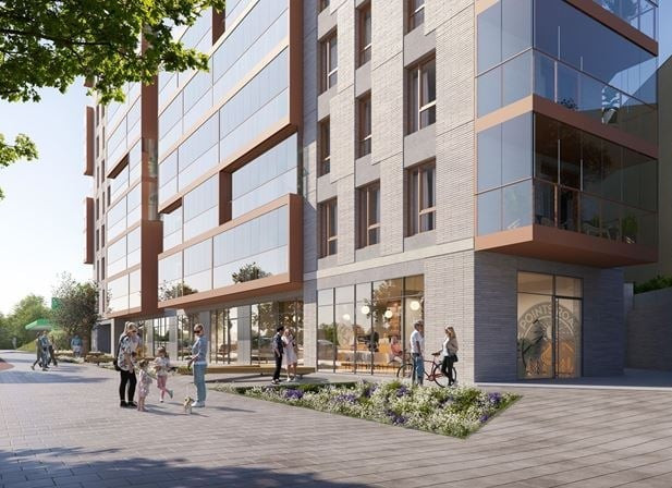 44 m2 Gdańsk Morena 2 pokoje 5 piętro balkon 6 m2 m.p. w hali garażowej kom.lok