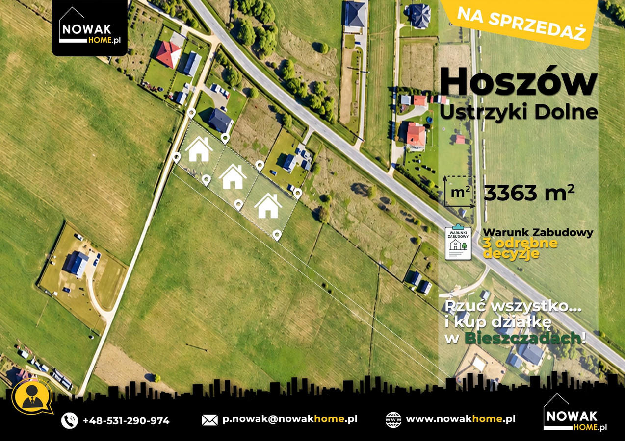 Hoszów-Rzuć wszystko… i kup działkę w Bieszczadach - Widok 3