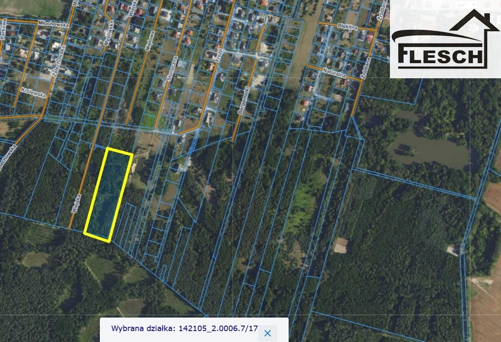 TEREN INWESTYCYJNY 17 447 m², MŁOCHÓW, MPZP - Widok 3
