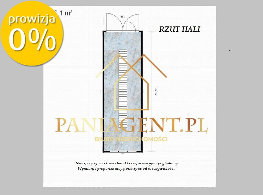 Hala warsztatowa 60 m² h-4,5 m - Widok 3