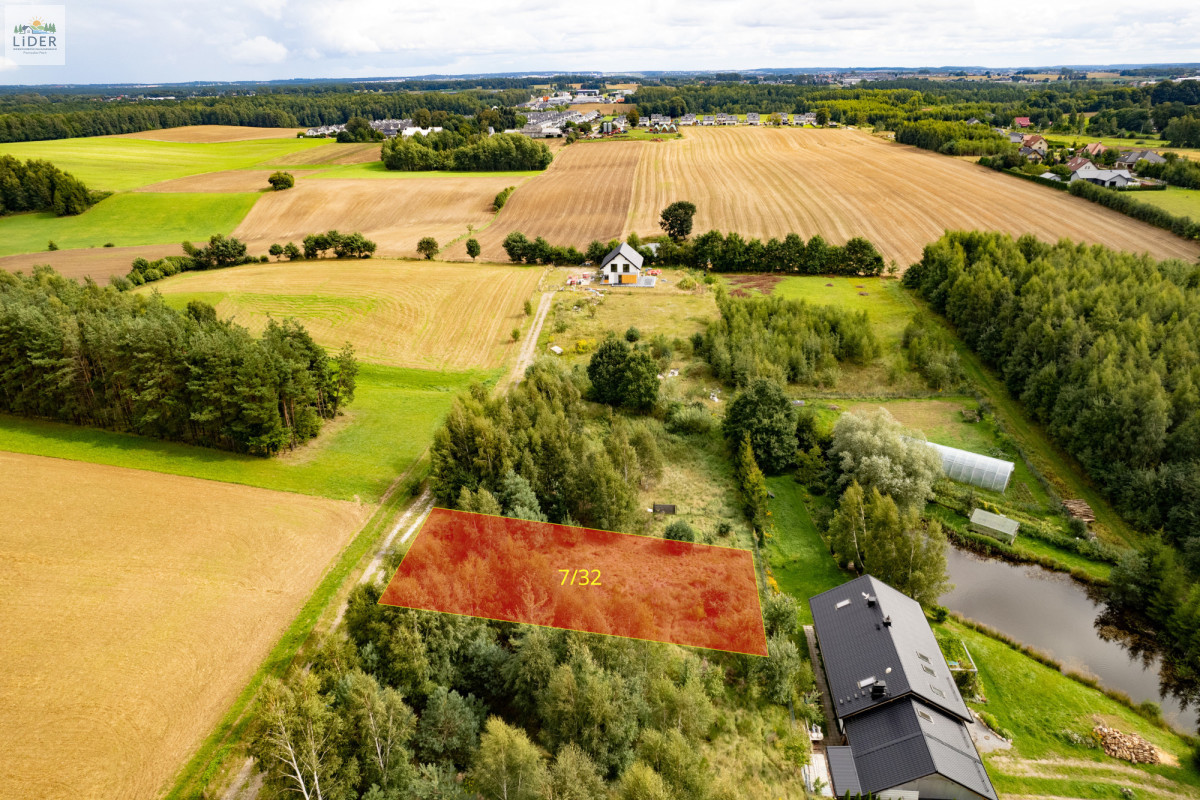 Atrakcyjna działka bud. z WZ / las / uzbrojona - Widok 2