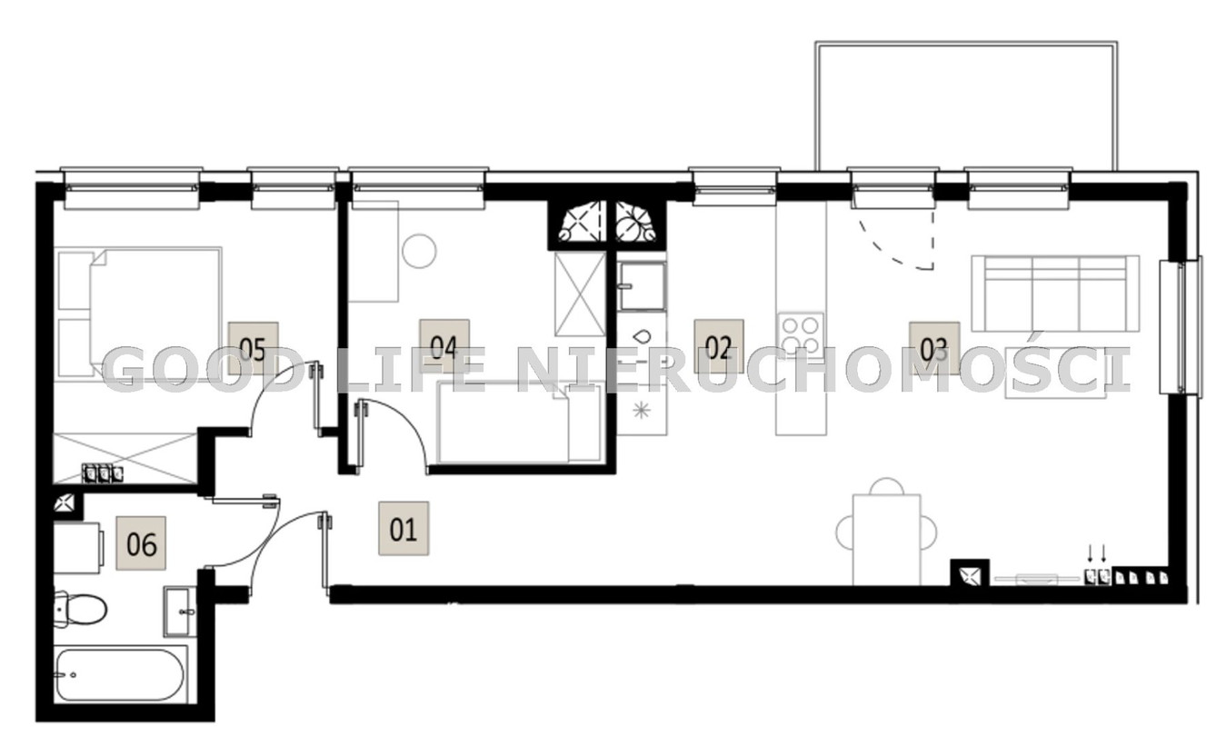 Apartment in Rzeszów, Wilkowyja - Więcej