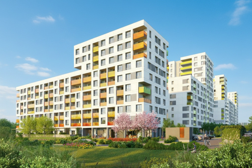 3 pokoje z widokiem; 14. piętro; Rzeszów - Widok 2