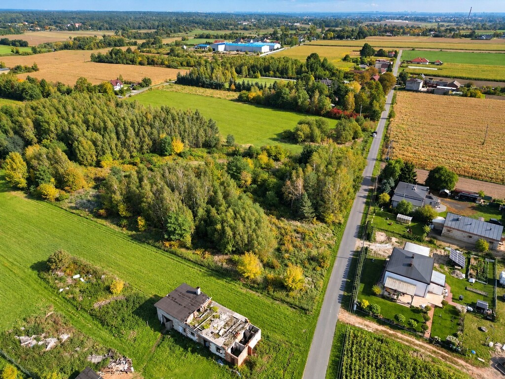 Działka 1200 m² | media | MPZP | Lutomiersk - Widok 4