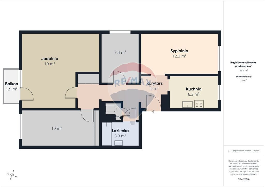 Apartment in Koszalin, Osiedle imienia Jana i Jędrzeja Śniadeckich, Osiedle Jedliny - Widok 5