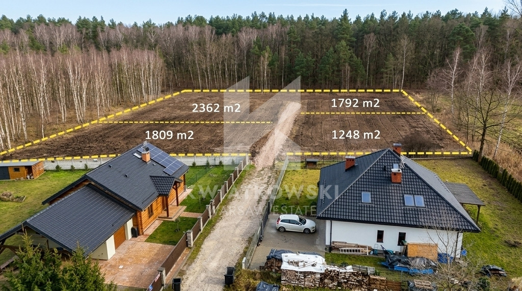 Wiązowna | Las | Świder | Działka budowlana 2362m² - Widok 4