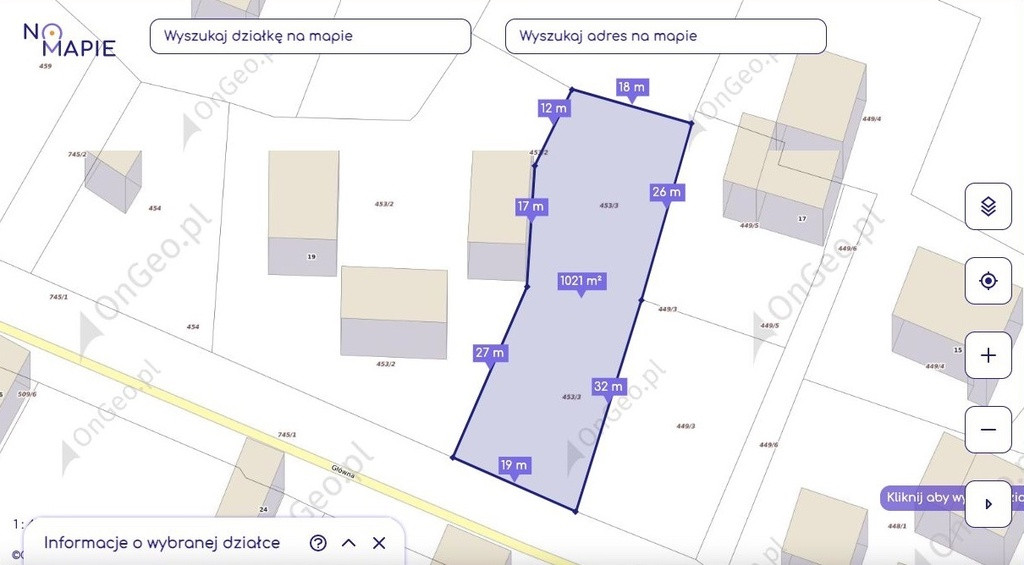 MIŁOCICE | DZIAŁKA BUDOWLANA 1021 m² - Widok 4