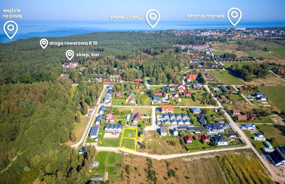 Działka budowlana nad morzem Jarosławiec - Widok 2