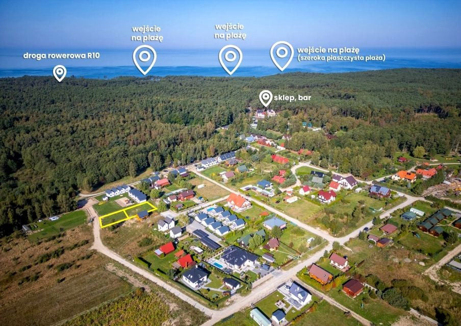 Działka budowlana nad morzem Jarosławiec - Widok 3