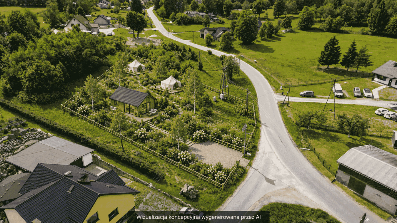 Złotno. Działka 1680 m² pod własny dom w górach, blisko Zieleńca - Widok 2