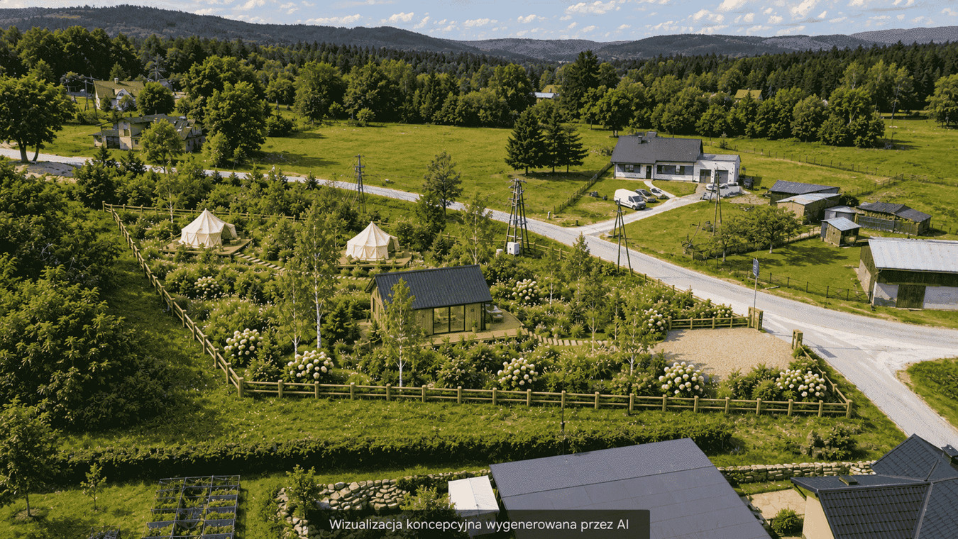 Złotno. Działka 1680 m² pod własny dom w górach, blisko Zieleńca - Widok 3