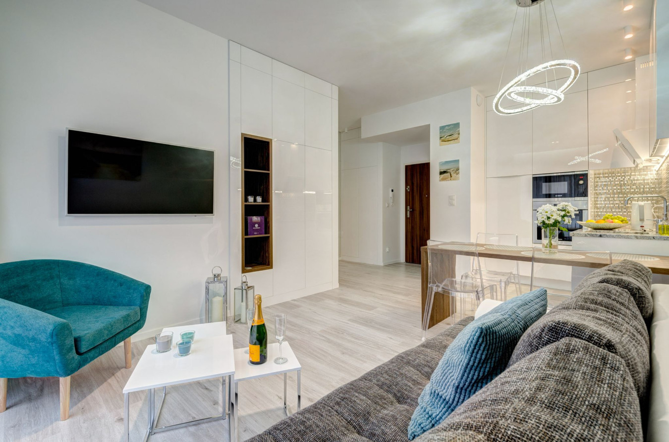 2-pokojowe mieszkanie w inwestycji Nowa Motława | balkon z widokiem na rzekę - Widok 5