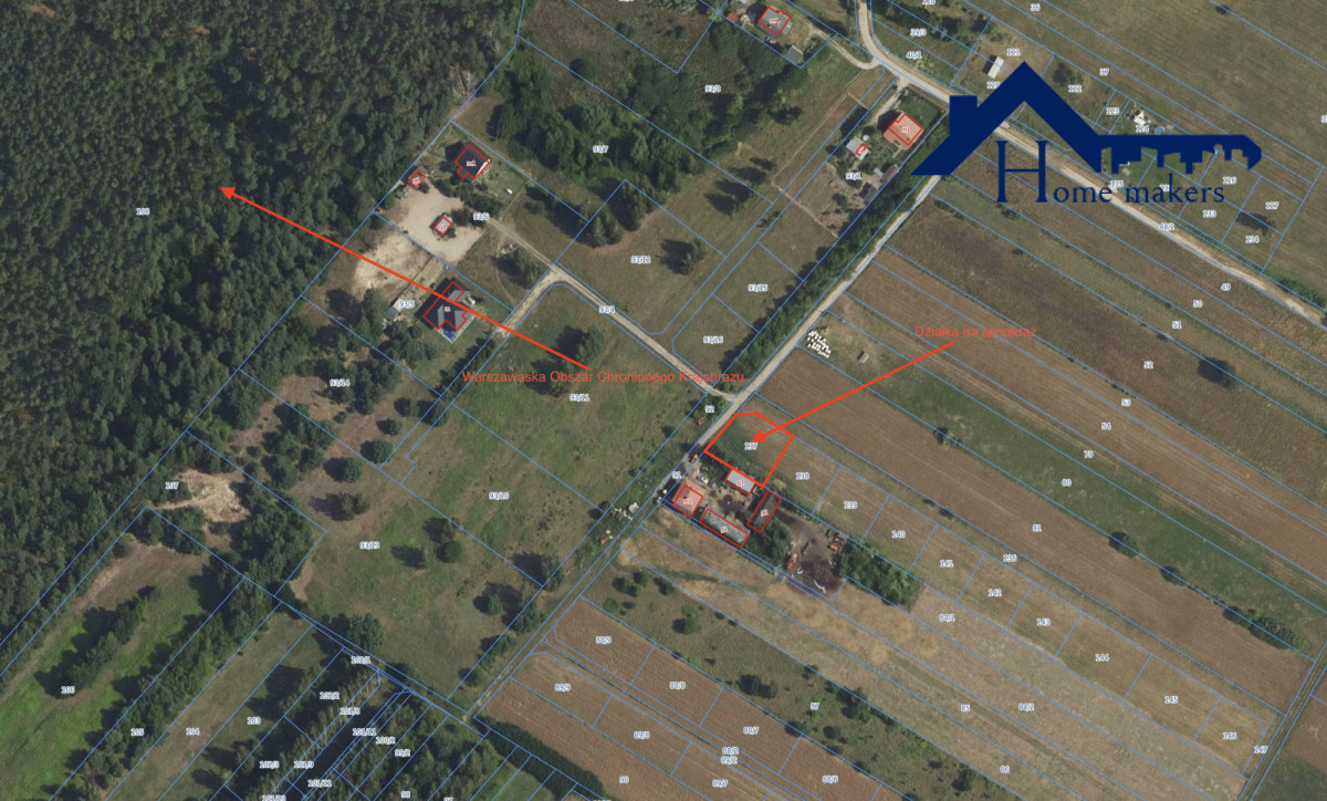 Działka budowlana 800 m² | Blisko Lasu | MPZP | - Widok 2