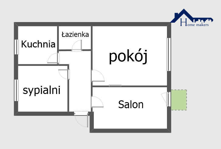 Mieszkanie – Warszawa, Wola - Widok 2