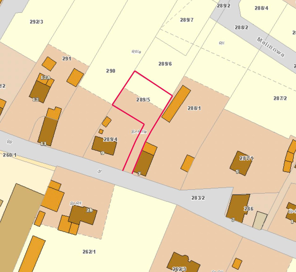Działka budowlana 700 m² Wrocław/ Iwiny - Widok 4