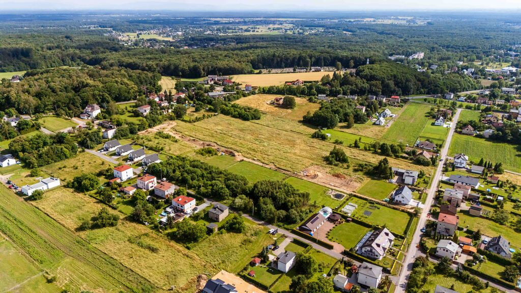 Działka budowlana z mediami – Orzesze, Bukowina - Widok 6