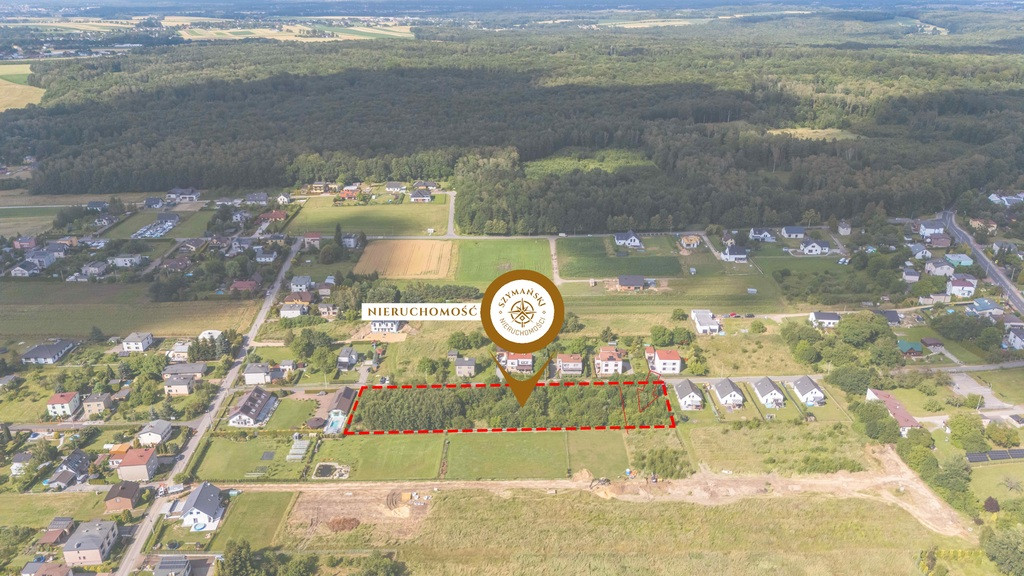 Działka budowlana z mediami – Orzesze, Bukowina - Widok 2