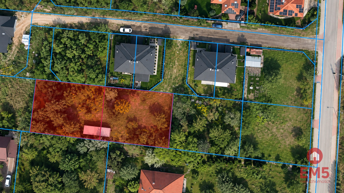 Działka budowlana 1330 m² - Widok 2