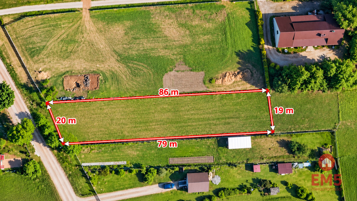 Działka budowlana 1571 m² - Widok 5
