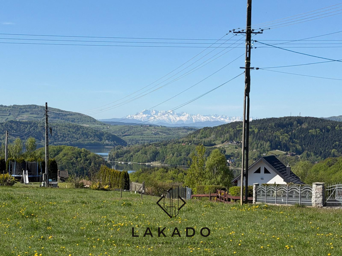 Działka widokowa –Jezioro Rożnowskie i Tatry - Widok 6