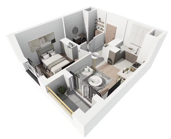 Apartment in Warszawa, Wola - Widok 2