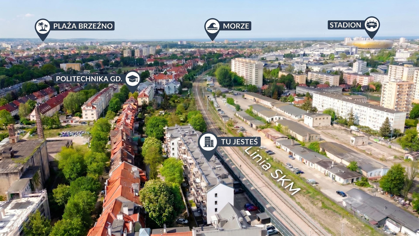Mieszkanie – Gdańsk, Wrzeszcz Dolny - Widok 2