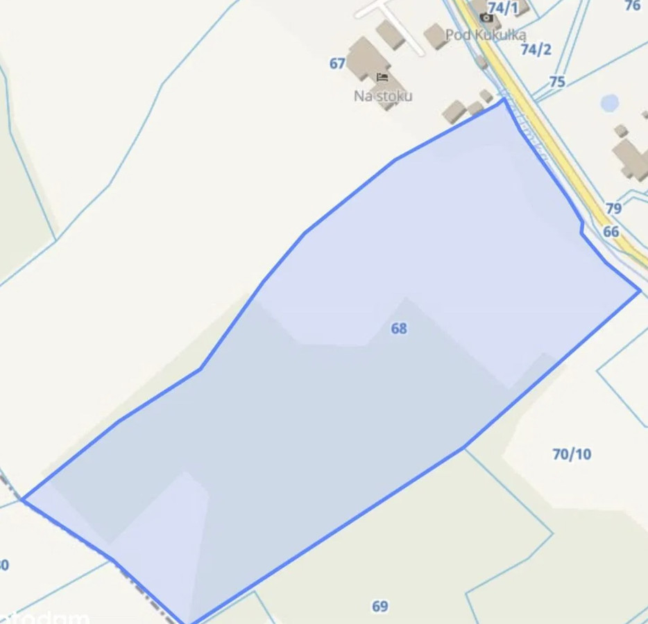 Działa z lasem w Rzeczka obok Walimia góry las stok narty przyroda sanki - Widok 2