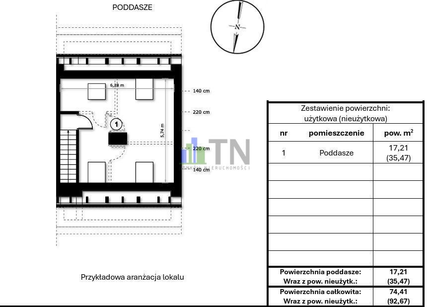 Mieszkanie – Czernica, Dobrzykowice - Widok 3