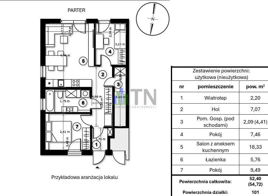 Apartment in Dobrzykowice - Widok 2
