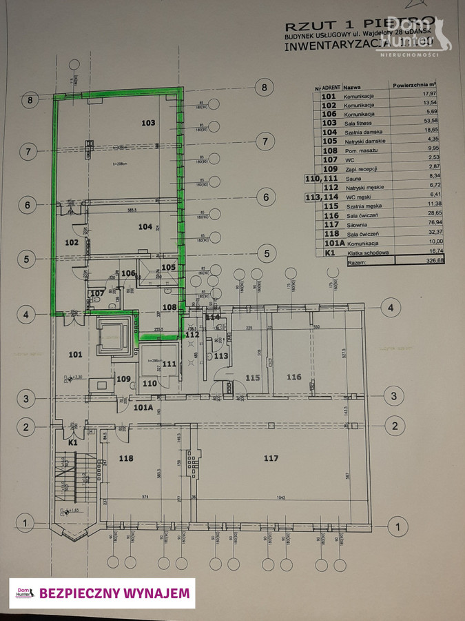 Lokal 108 m²., 5 pomieszczeń, Dolny Wrzeszcz - Widok 5