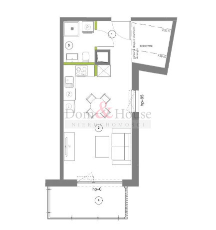 Gotowe do odbioru, duży balkon, okno w kuchni - Ansicht 6