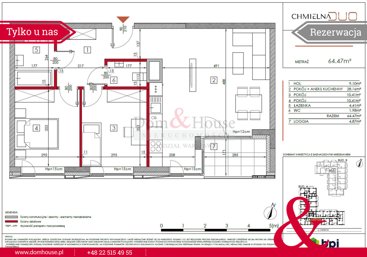 Apartment in Warszawa, Mirów, Wola - Widok 6
