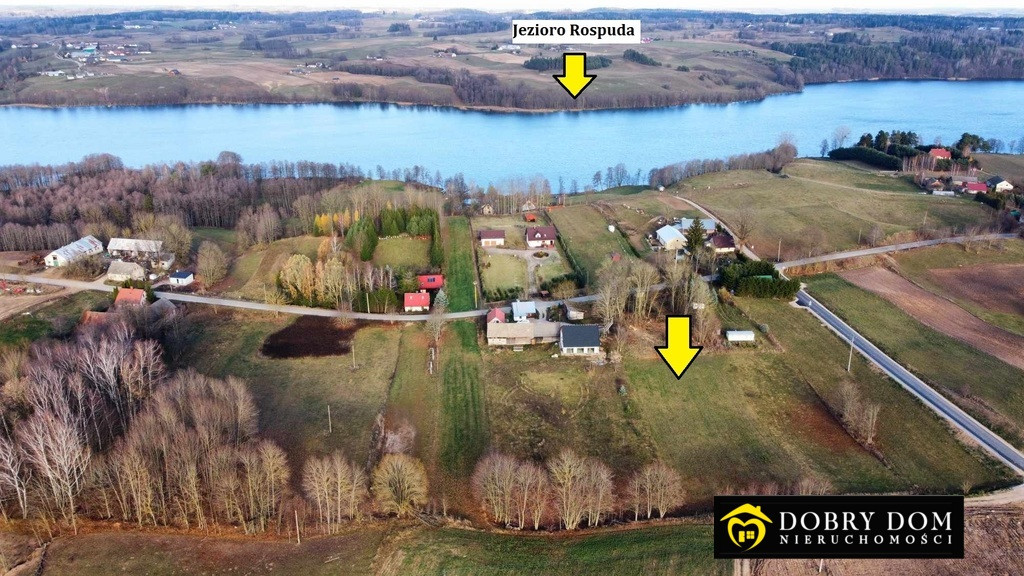 Działka nad jeziorem Rospuda - Supienie WZ - Widok 4